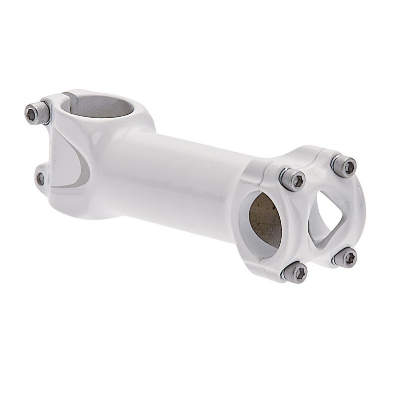 ATTACCO MANUBRIO BASIC IN ALLUMINIO BIANCO 90 mm