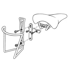 ATTACCO SOTTOSELLA BRN PER PORTABORRACCIA