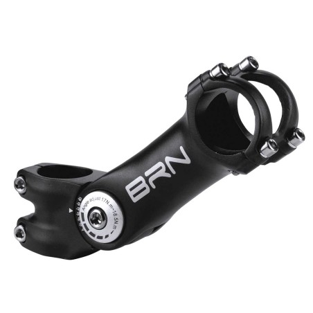 ATTACCO MANUBRIO BRN REGOLABILE 120 mm NERO DIAMETRO MANUBRIO 31,8 mm