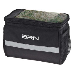 BORSETTA BRN AL MANUBRIO GRANDE NERA