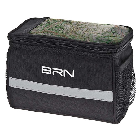 BORSETTA BRN AL MANUBRIO GRANDE NERA