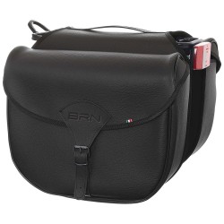 BORSE BRN PARIGI A BISACCIA SIMILCUOIO NERA