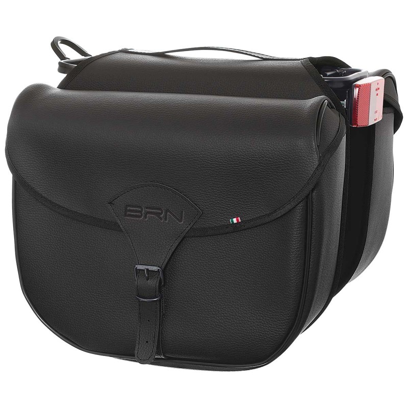 BORSE BRN PARIGI A BISACCIA SIMILCUOIO NERA