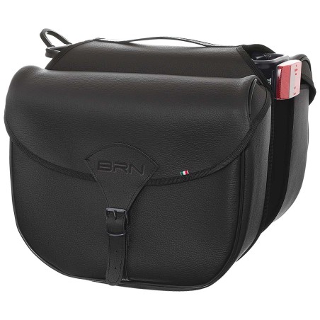 BORSE BRN PARIGI A BISACCIA SIMILCUOIO NERA