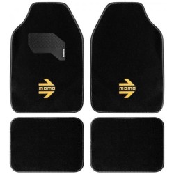 MOMO TAPPETI AUTO 015 ARROW NERO GIALLO 4 PZ