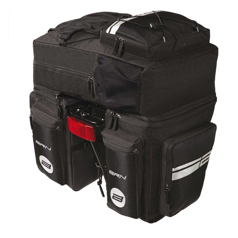 BORSA BRN BIKE TRAVEL CICLOTURISMO 50 L NERA