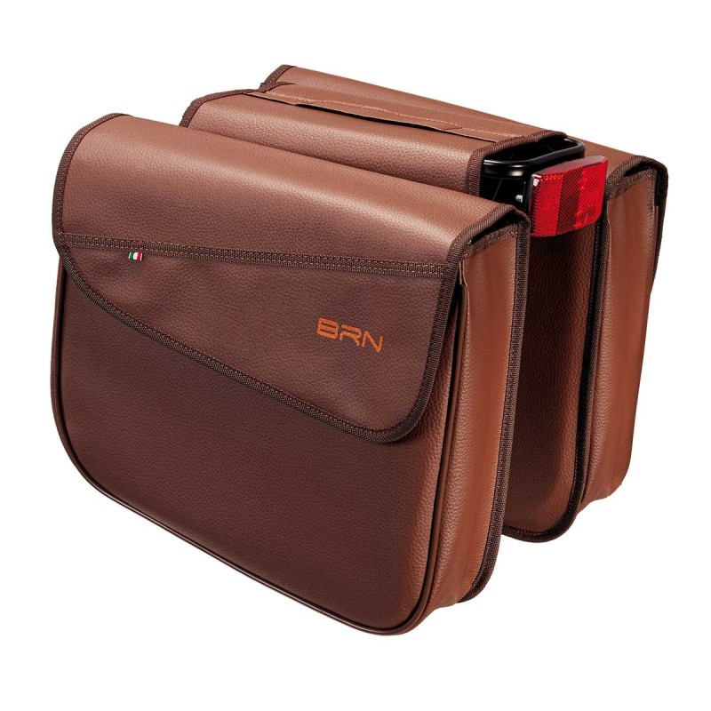 BORSE BRN MILANO A BISACCIA IN SIMILCUOIO MARRONI