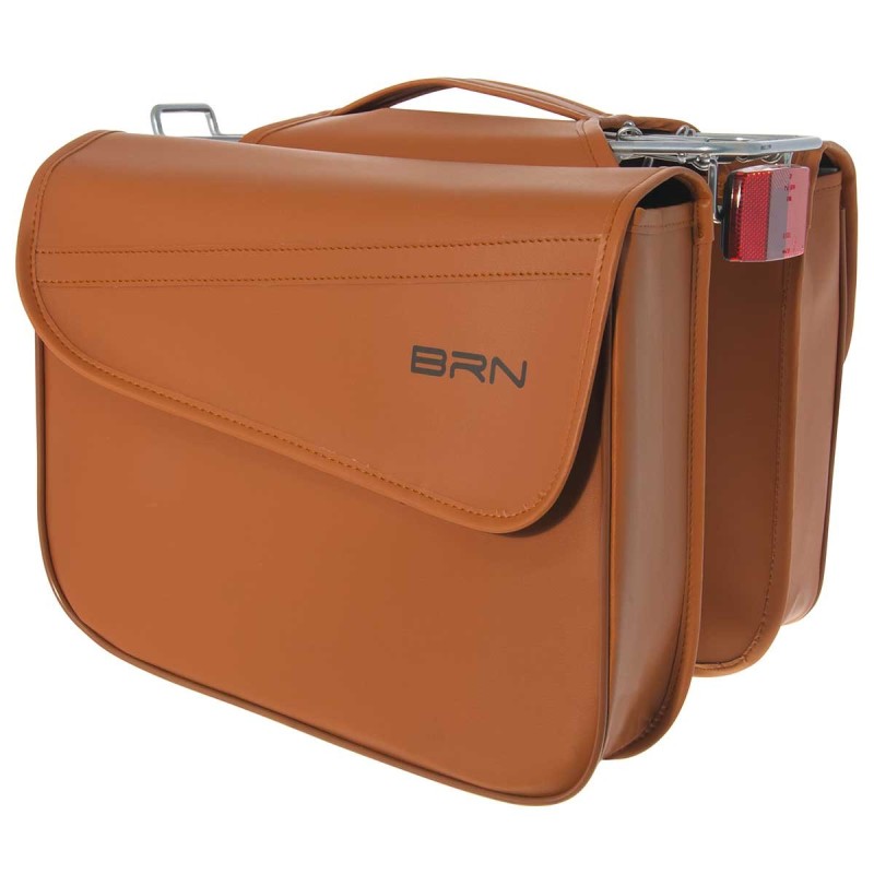 BORSE BRN MILANO A BISACCIA IN SIMILCUOIO MIELE