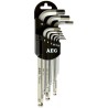AEG SET 9 CHIAVI 6 LATI + SUPPORTO