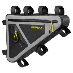 BORSA BRN NOMAD A TRIANGOLO GRIGIA TG. L