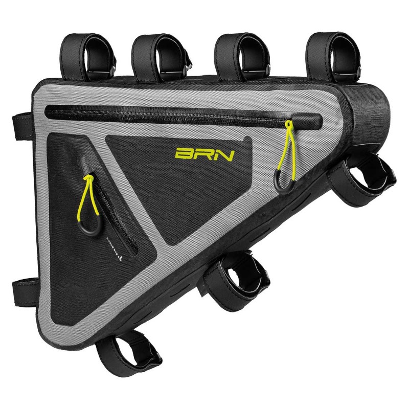 BORSA BRN NOMAD A TRIANGOLO GRIGIA TG. L