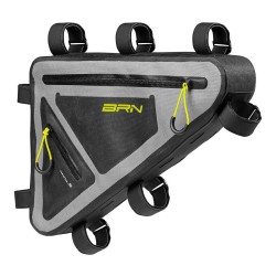 BORSA BRN NOMAD A TRIANGOLO GRIGIA TG. M