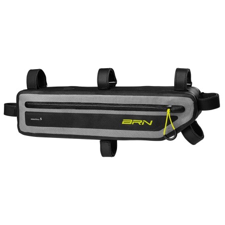 BORSA BRN NOMAD A TRIANGOLO GRIGIA TG. S