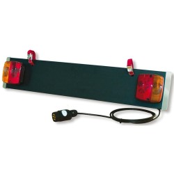 MENABO BARRA PORTA TARGA + FANALI 7POLI