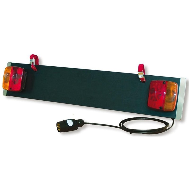 MENABO BARRA PORTA TARGA + FANALI 7POLI
