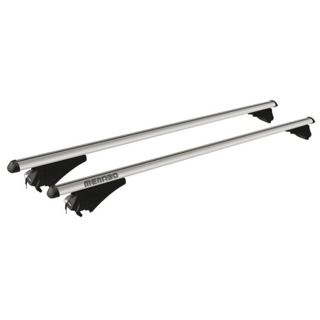 COPPIA BARRE TIGER XL RAIL INTEGRATI SILVER C/CHIAVE