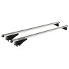 COPPIA BARRE TIGER XL RAIL INTEGRATI SILVER C/CHIAVE