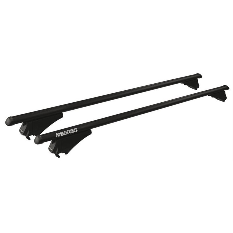 COPPIA BARRE TIGER XL RAIL INTEGRATI 135 ALU NERE