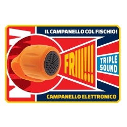CAMPANELLO ELETTRONICO CICALINO BRN ARANCIONE