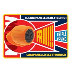 CAMPANELLO ELETTRONICO CICALINO BRN ROSSO