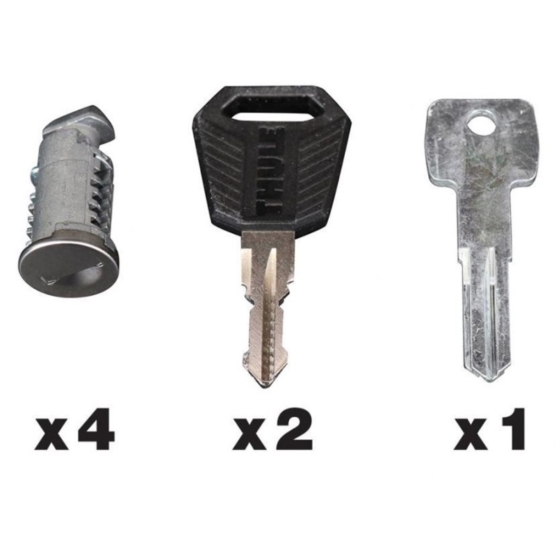 THULE 4 CHIAVI NEW ONE KEY SYSTEM 4504