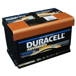 BATTERIA DURACELL ADVANCED 12V 72AH 660A DX