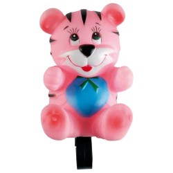 CAMPANELLO ANIMALETTO TIGRE ROSA