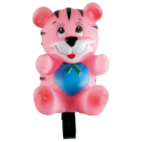 CAMPANELLO ANIMALETTO TIGRE ROSA