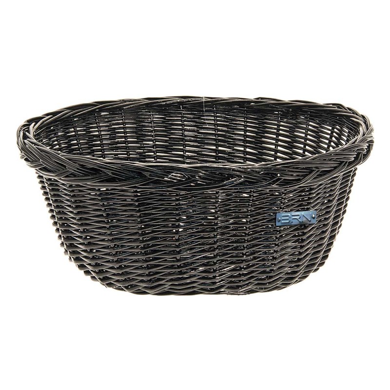 CESTO BRN OLANDA IN VIMINI NERO