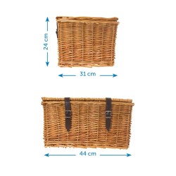 BAULE BRN MAXI VIMINI NATURALE CON COPERCHIO