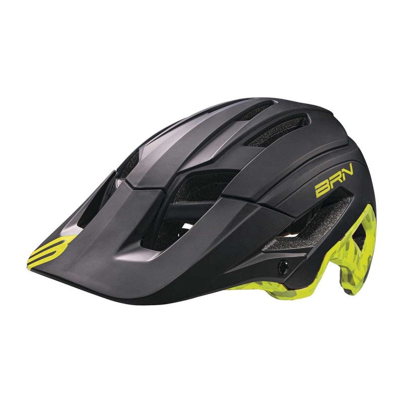 CASCO BRN SKEGGIA NERO/GIALLO FLUO TG. L