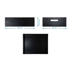 CESTO BRN AMARCORD IN LEGNO NERO