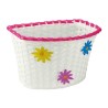 CESTO BRN BIMBO FLOWER PLASTICA BIANCO