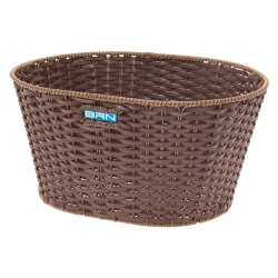 CESTO BRN VINTAGE ECOPELLE OVALE MARRONE