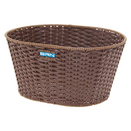 CESTO BRN VINTAGE ECOPELLE OVALE MARRONE