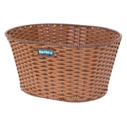 CESTO BRN VINTAGE ECOPELLE OVALE MIELE