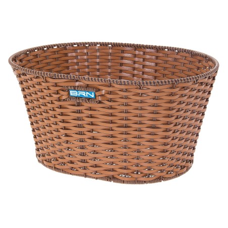 CESTO BRN VINTAGE ECOPELLE OVALE MIELE