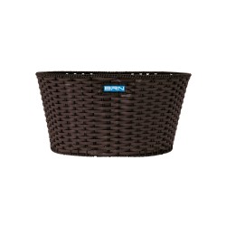 CESTO BRN VINTAGE ECOPELLE OVALE NERO