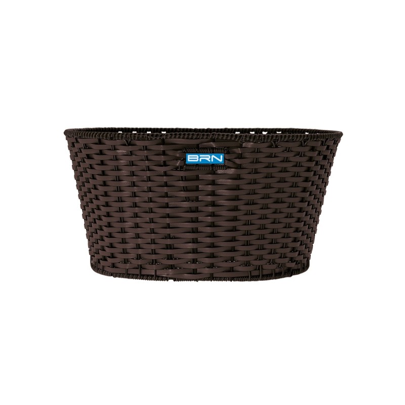 CESTO BRN VINTAGE ECOPELLE OVALE NERO