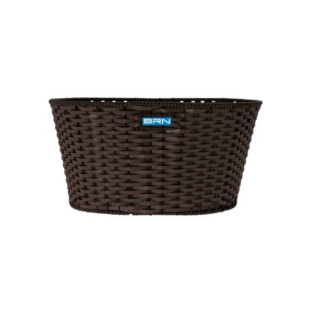 CESTO BRN VINTAGE ECOPELLE OVALE NERO