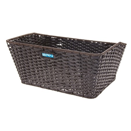 CESTO BRN VINTAGE ECOPELLE RETTANGOLARE NERO