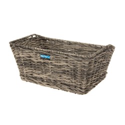 CESTO BRN VINTAGE RETTANGOLARE GRIGIO ECO-RATTAN