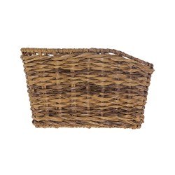 CESTO BRN VINTAGE RETTANGOLARE MARRONE ECO-RATTAN