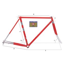 TELAIO VINTAGE GIALLO SIENA 53