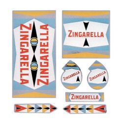 ADESIVO VINTAGE ZINGARELLA A BASE CROMATA