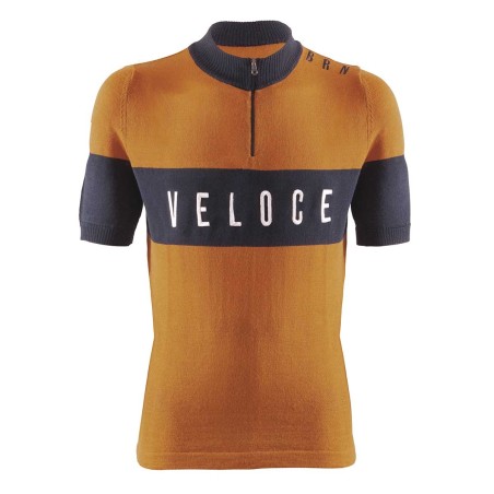 MAGLIA BRN VELOCE LANA VINTAGE GIALLA TG. L