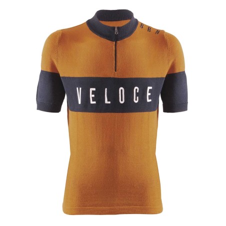 MAGLIA BRN VELOCE LANA VINTAGE GIALLA TG. XL