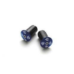 TAPPI CINELLI ANODIZZATI BLU CON EXPANDER