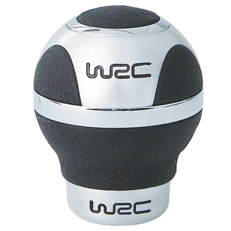 WRC POMELLO CAMBIO ALLUMINIO/PELLE NERA 3 LATI