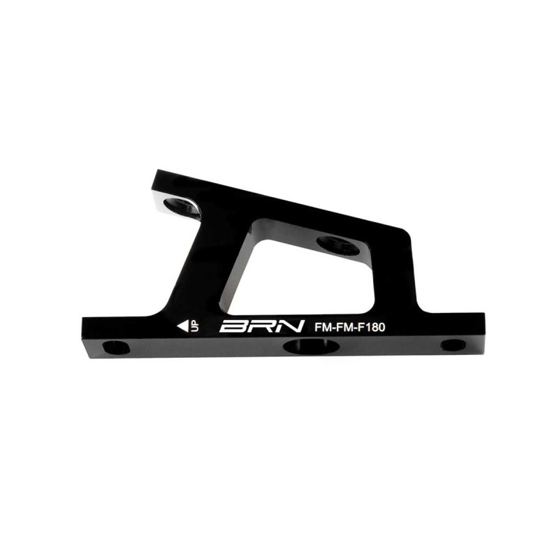 Adattatore BRN per freno a disco anteriore da 180 mm con pinza Flat Mount e forcellaFlat Mount.